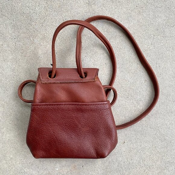 Tom Thomas Brown Cowhide Leather Backpack main image 9
